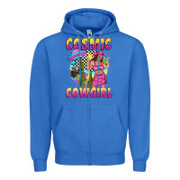 True Royal cosmic cowgirl Zipper Hoodie - texasbilliewilder