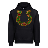 Foreset Green Christmas Horseshoe Urban Hoodie - Jasminsmagicworld