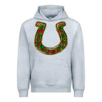 Heather Grey Christmas Horseshoe Urban Hoodie - Jasminsmagicworld