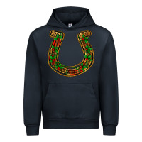 Navy Christmas Horseshoe Urban Hoodie - Jasminsmagicworld