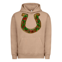 Pigment Burro Christmas Horseshoe Urban Hoodie - Jasminsmagicworld