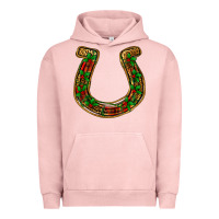 Pigment Salmon Christmas Horseshoe Urban Hoodie - Jasminsmagicworld