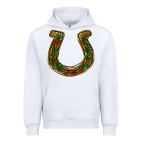 White Christmas Horseshoe Urban Hoodie - Jasminsmagicworld