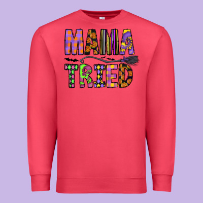 Mama Tried Premium Sweatshirt Designed By Cowhidedigitalart