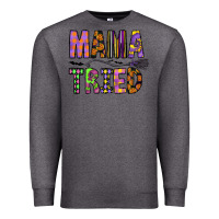 Charcoal Heather Mama Tried Premium Sweatshirt - CowhideDigitalArt
