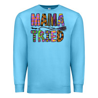 Ocean Blue Mama Tried Premium Sweatshirt - CowhideDigitalArt
