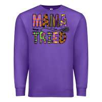 Purple Mama Tried Premium Sweatshirt - CowhideDigitalArt