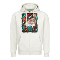 Santa Claus Joy Zipper Hoodie | Teevron