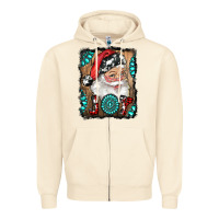 Sandshell Santa Claus Joy Zipper Hoodie - RanaPortraitStore