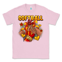 Bubblegum Pink Softball life afro girl sneakers Classic Tee - RanaPortraitStore