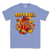 Colony Blue Softball life afro girl sneakers Classic Tee - RanaPortraitStore
