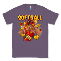 Lavender Softball life afro girl sneakers Classic Tee - RanaPortraitStore