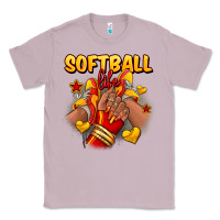Lilac Softball life afro girl sneakers Classic Tee - RanaPortraitStore