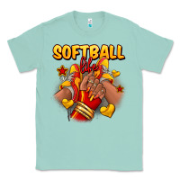 Seafoam Softball life afro girl sneakers Classic Tee - RanaPortraitStore
