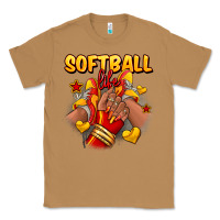 Toasted Coconut Softball life afro girl sneakers Classic Tee - RanaPortraitStore