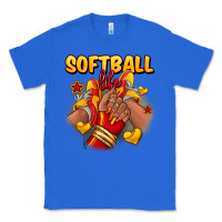 True Royal Softball life afro girl sneakers Classic Tee - RanaPortraitStore
