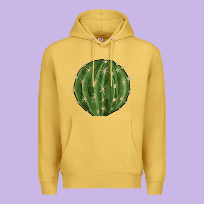 Cactus Premium Hoodie Designed By Barkaloodesign