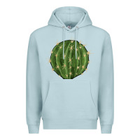 Blue Mist cactus Premium Hoodie - BarkalooDesign