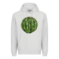 Dove Grey cactus Premium Hoodie - BarkalooDesign