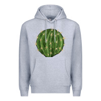 Heather Grey cactus Premium Hoodie - BarkalooDesign