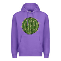 Purple cactus Premium Hoodie - BarkalooDesign