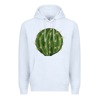 White cactus Premium Hoodie - BarkalooDesign