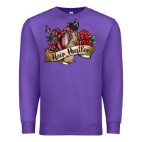 Purple hair hustler spray Premium Sweatshirt - SublimationCraftShop
