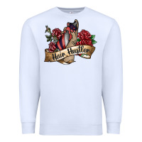 White hair hustler spray Premium Sweatshirt - SublimationCraftShop