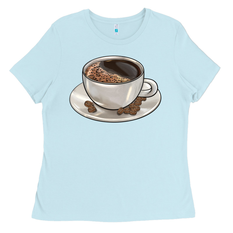 Coffee  Americano Ladies Tee by BarkalooDesign | Teevron