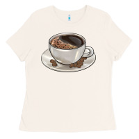 Bone coffee  americano Ladies Tee - BarkalooDesign