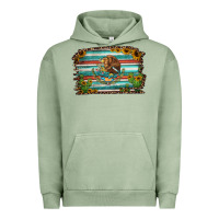 Pigment Oil Green cactus turquoise serape leopard mexican flag Urban Hoodie - Jasminsmagicworld