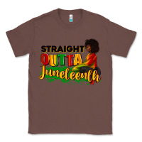 Chestnut Straight outta Juneteenth Classic Tee - RanaPortraitStore