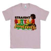 Lilac Straight outta Juneteenth Classic Tee - RanaPortraitStore