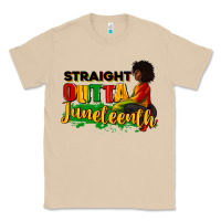 Mushroom Straight outta Juneteenth Classic Tee - RanaPortraitStore