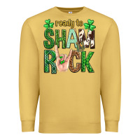 Antique Gold Ready to shamrock St. Patrick's Day Premium Sweatshirt - Neo Western