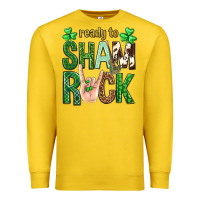 Lemon Ready to shamrock St. Patrick's Day Premium Sweatshirt - Neo Western