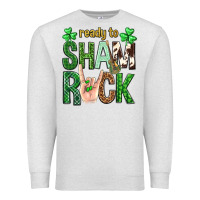 Oatmeal Heather Ready to shamrock St. Patrick's Day Premium Sweatshirt - Neo Western