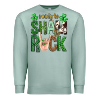Seafoam Ready to shamrock St. Patrick's Day Premium Sweatshirt - Neo Western