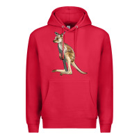 Cardinal baby kangaroo Premium Hoodie - LillyAllenDesigns
