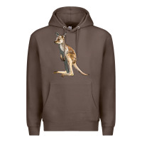 Baby Kangaroo Premium Hoodie | Teevron