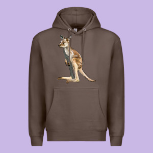Baby Kangaroo Premium Hoodie Designed By Lillyallendesigns