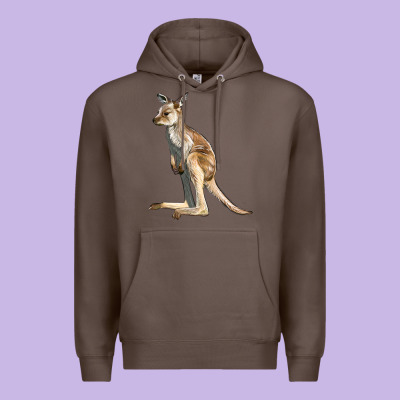 Baby Kangaroo Premium Hoodie Designed By Lillyallendesigns