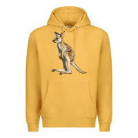 Mustard baby kangaroo Premium Hoodie - LillyAllenDesigns