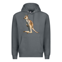 Rock baby kangaroo Premium Hoodie - LillyAllenDesigns