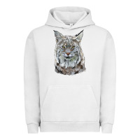 Pigment Lunar Rock Bobcat Head Urban Hoodie - LillyAllenDesigns