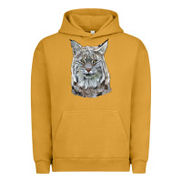 Pigment Peanut Butter Bobcat Head Urban Hoodie - LillyAllenDesigns