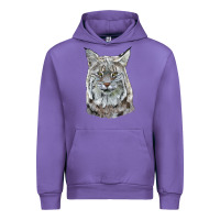 Tulip Bobcat Head Urban Hoodie - LillyAllenDesigns