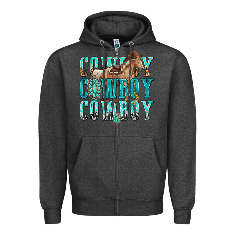 Cowboy Cowboy Cowboy Zipper Hoodie by texasbilliewilder | Teevron