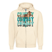 Sandshell cowboy cowboy cowboy Zipper Hoodie - texasbilliewilder