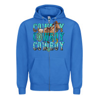 True Royal cowboy cowboy cowboy Zipper Hoodie - texasbilliewilder